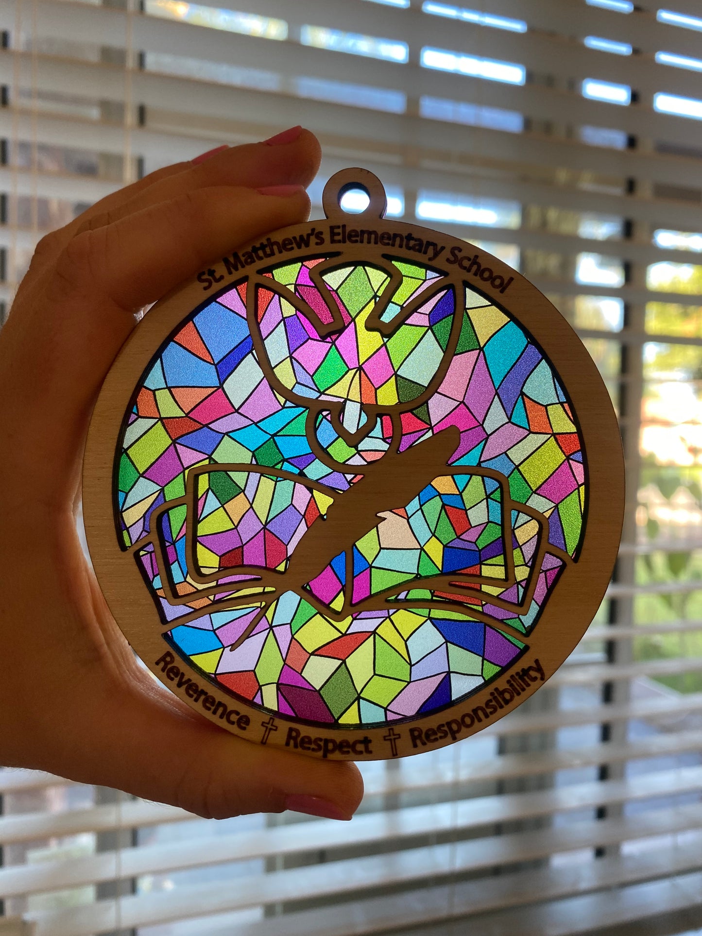 School Spirit Sun Catcher