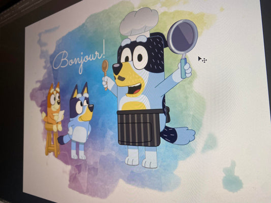Blue Dog Kitchen prints