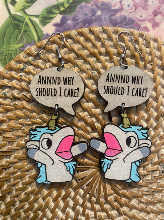 Why should I care? Earrings