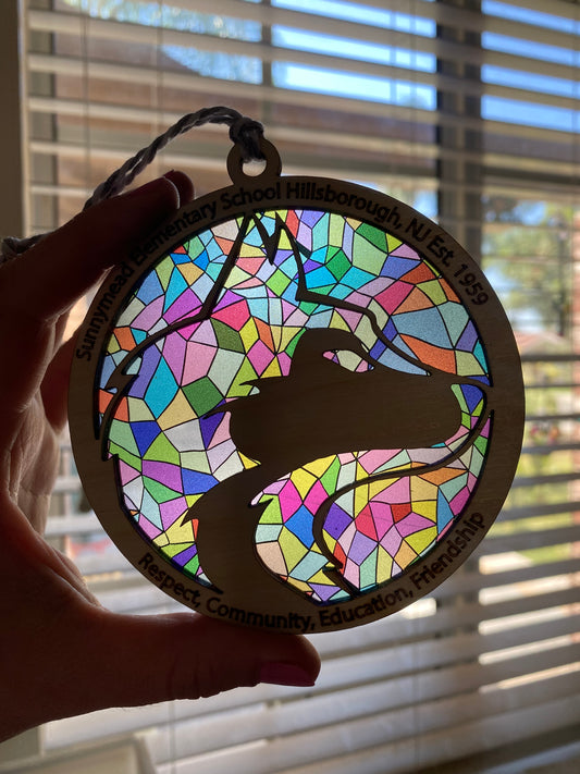School Spirit Sun Catcher