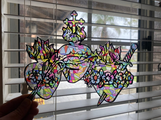 Sacred Heart Sun Catcher