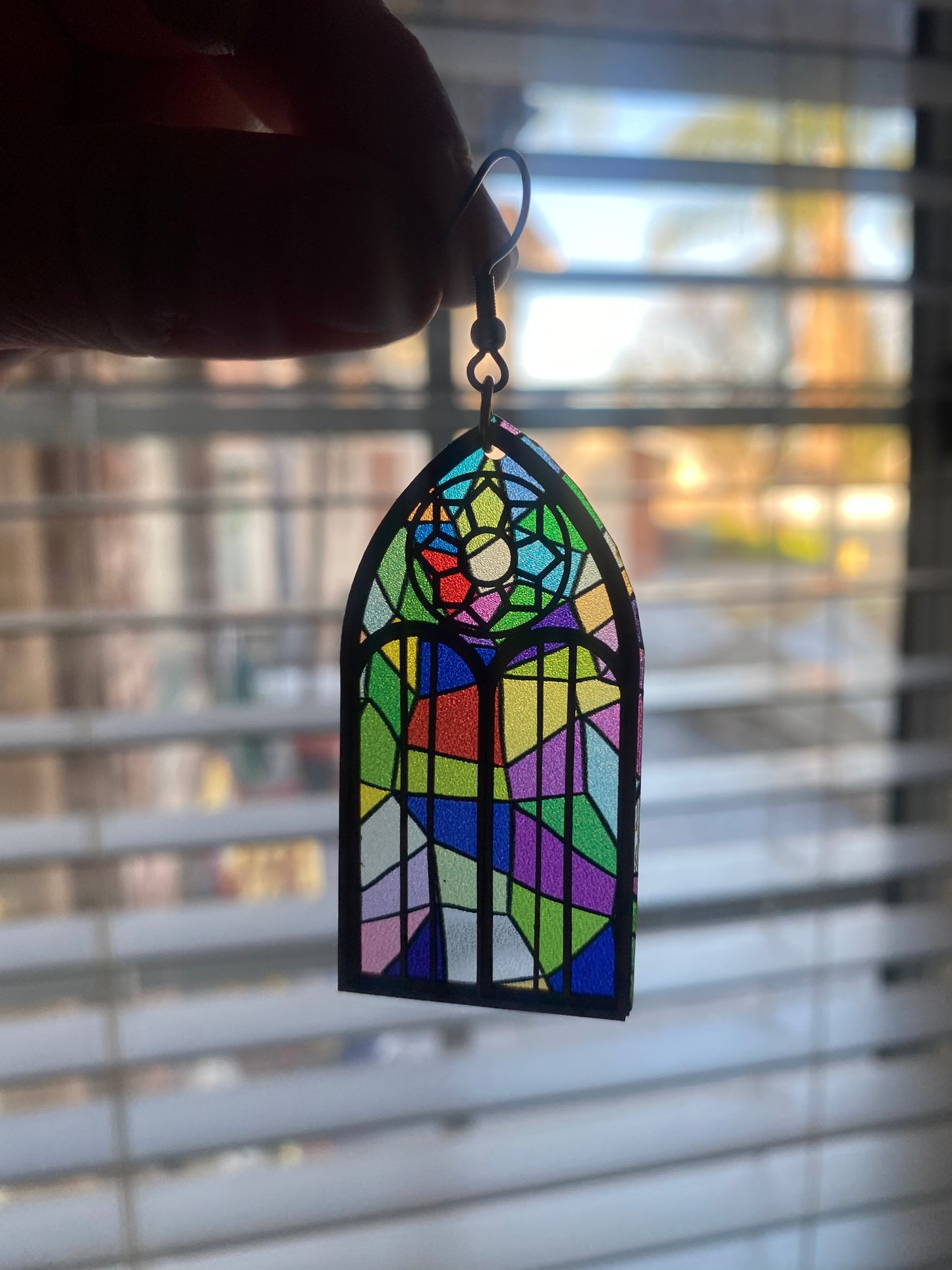 Stained Glass Window Earrings