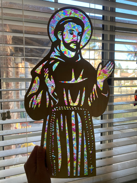 Sun catcher St. Francis