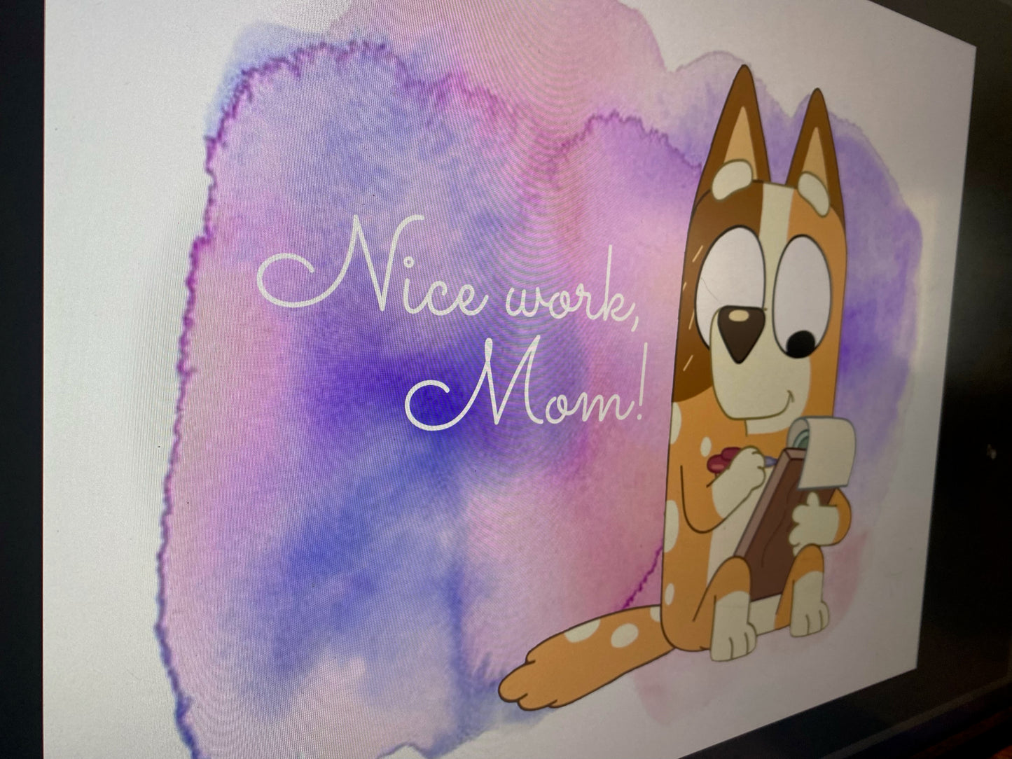 Blue Mom Digital Prints