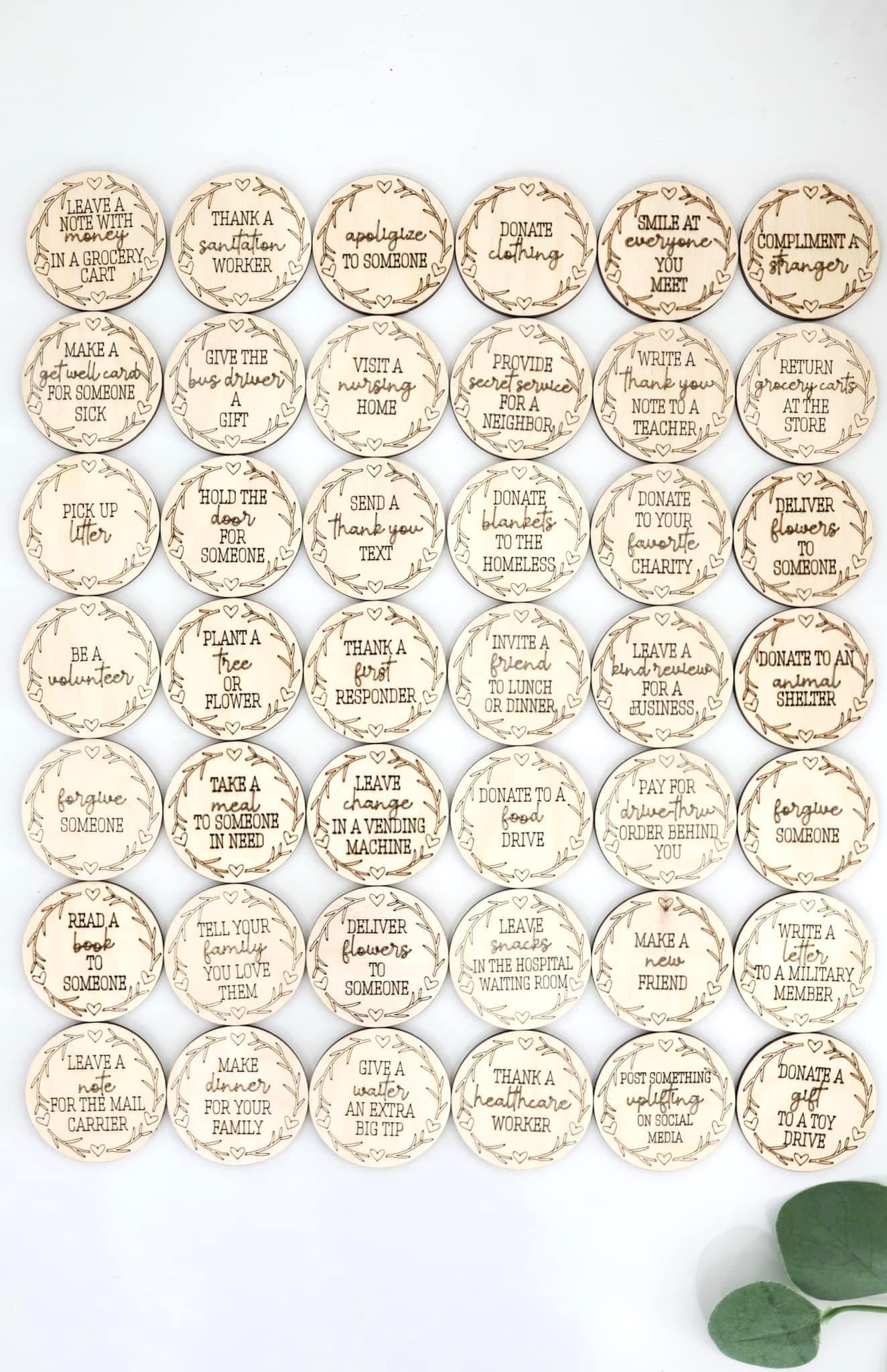 Kindness token set