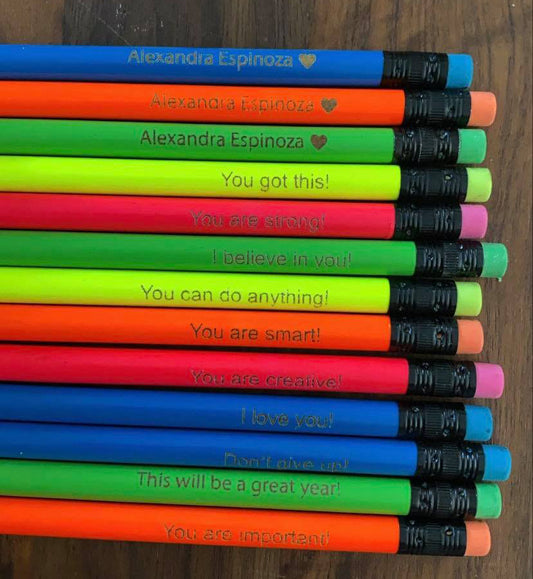 Engraved Pencils