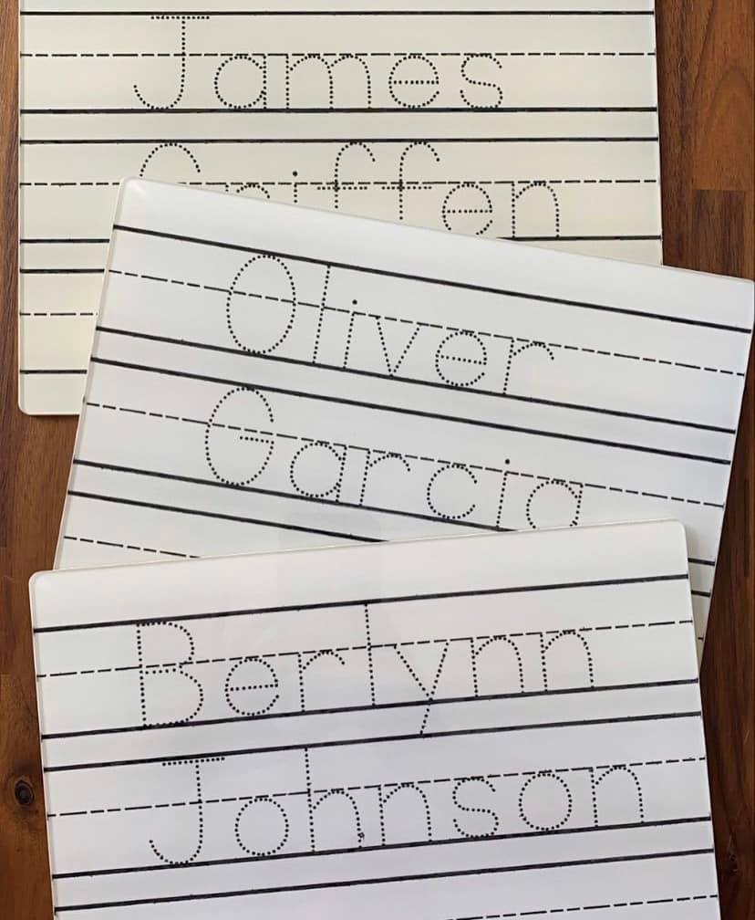 Name Trace Board