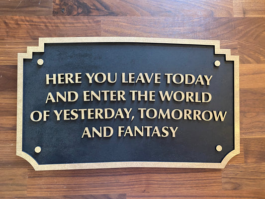 Entrance Plaque