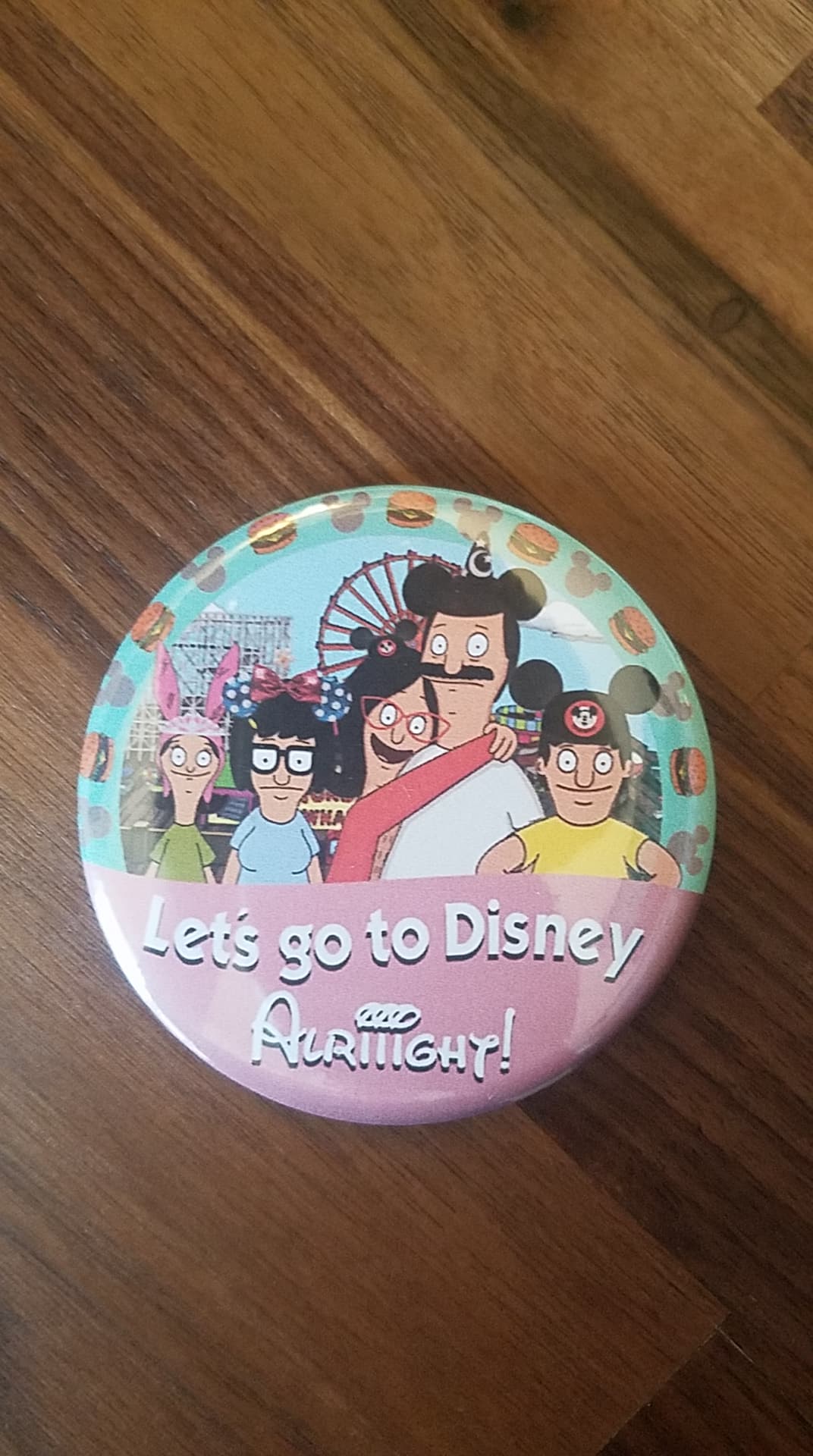 Bob's burgers Disney Button