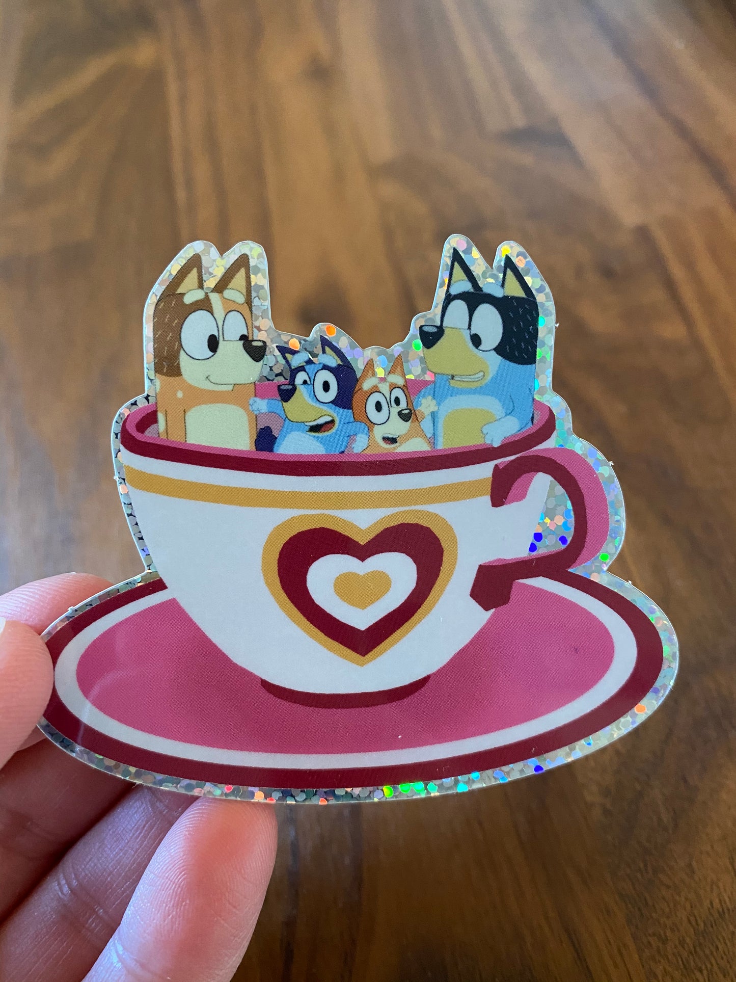 Bluey Tea Cup Sticker