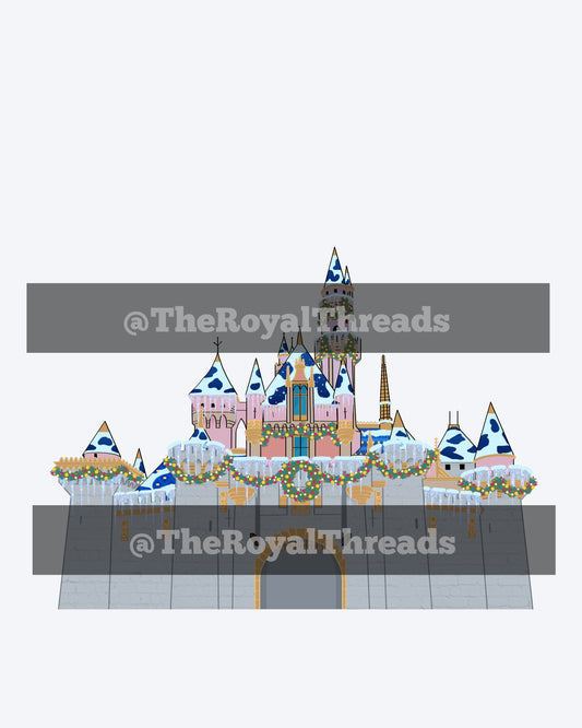 Christmas Castle Print