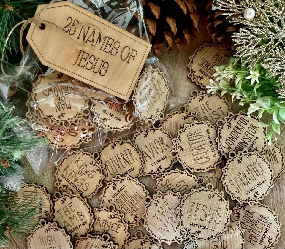 Jesus Names Ornaments