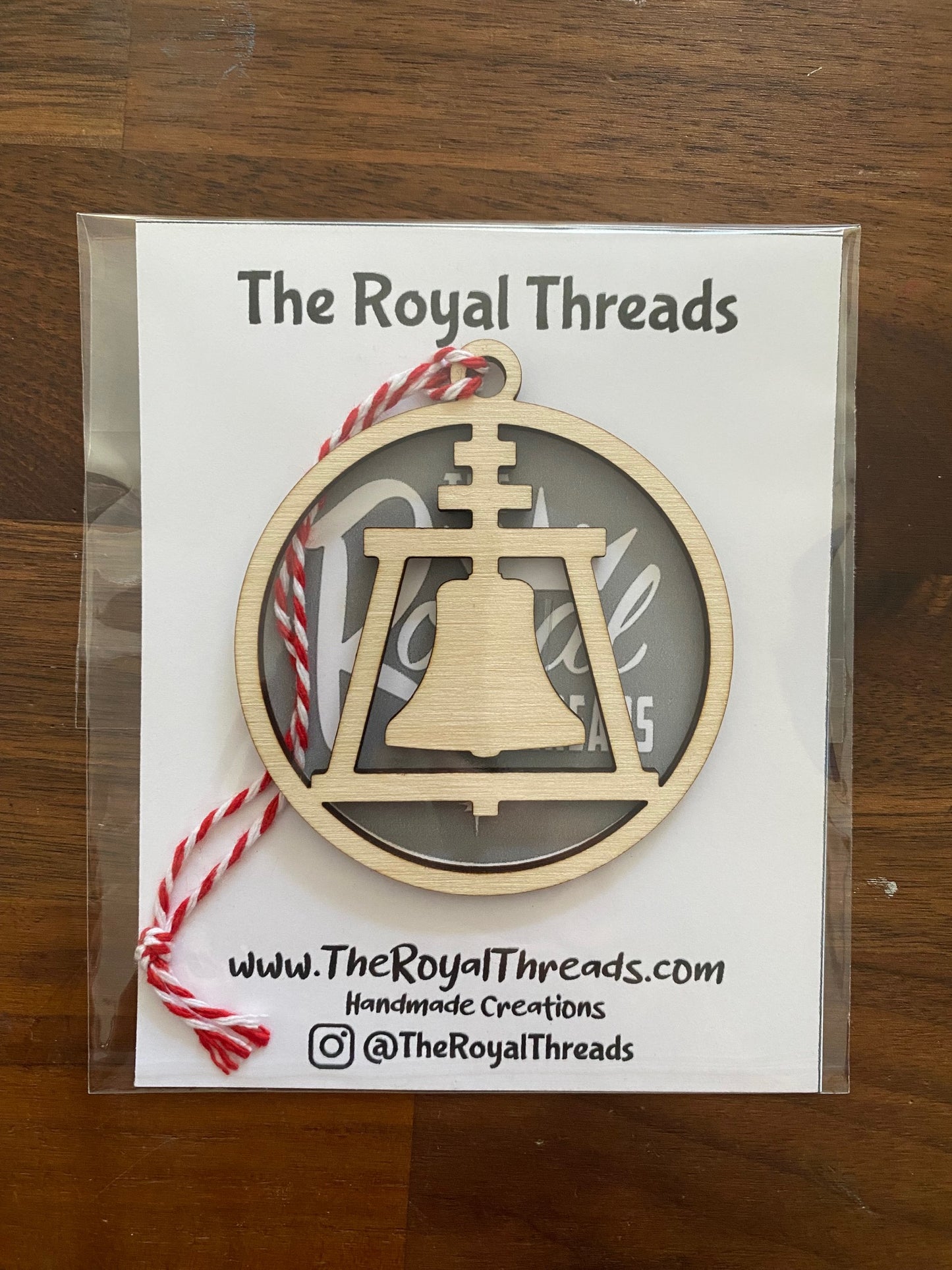Riverside Rain Cross Ornament