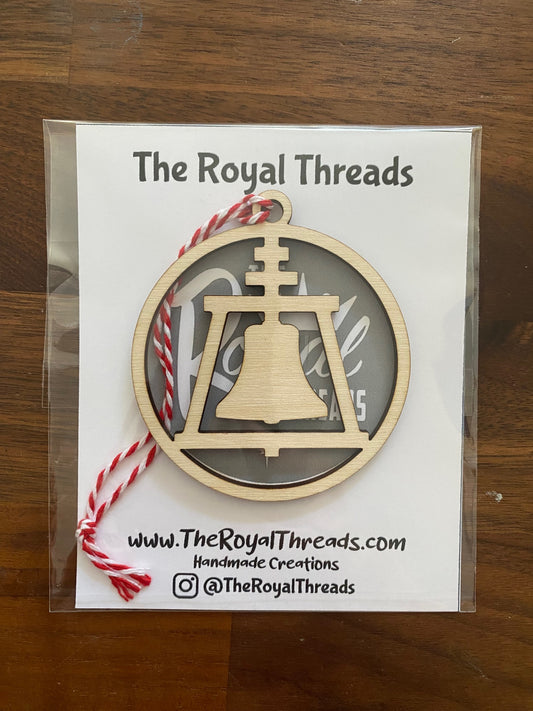 Riverside Rain Cross Ornament