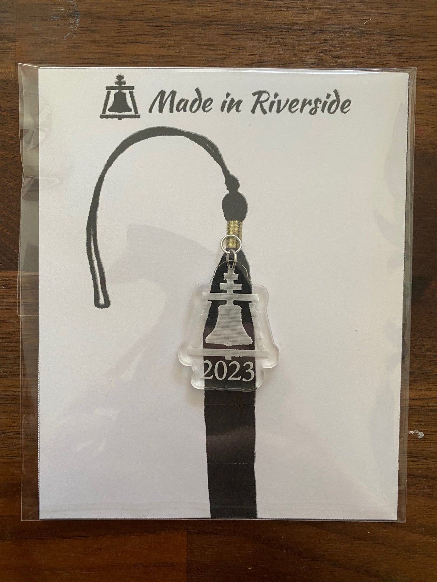 Riverside rain cross Tassel Charm
