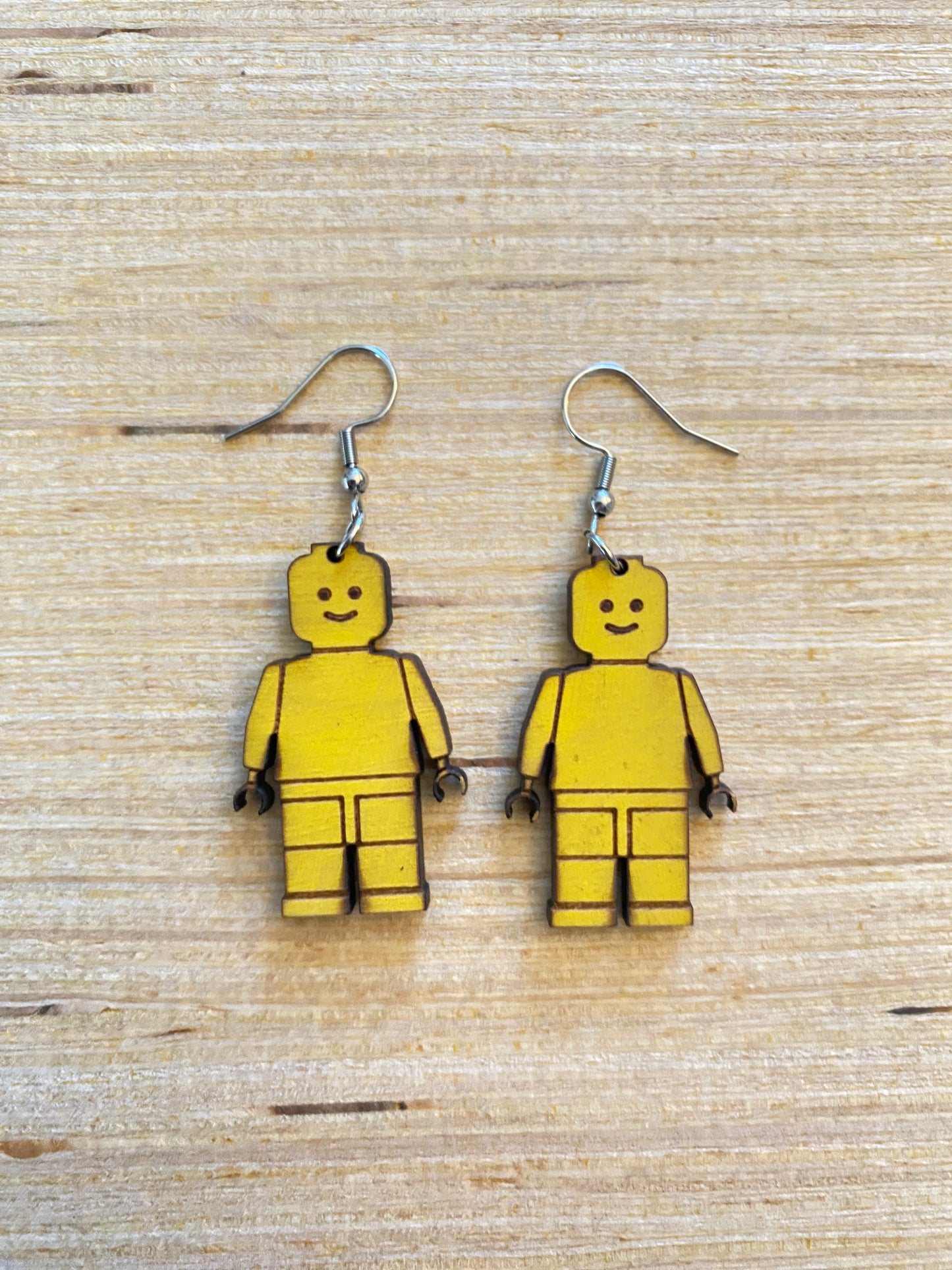 Brick Man Earrings