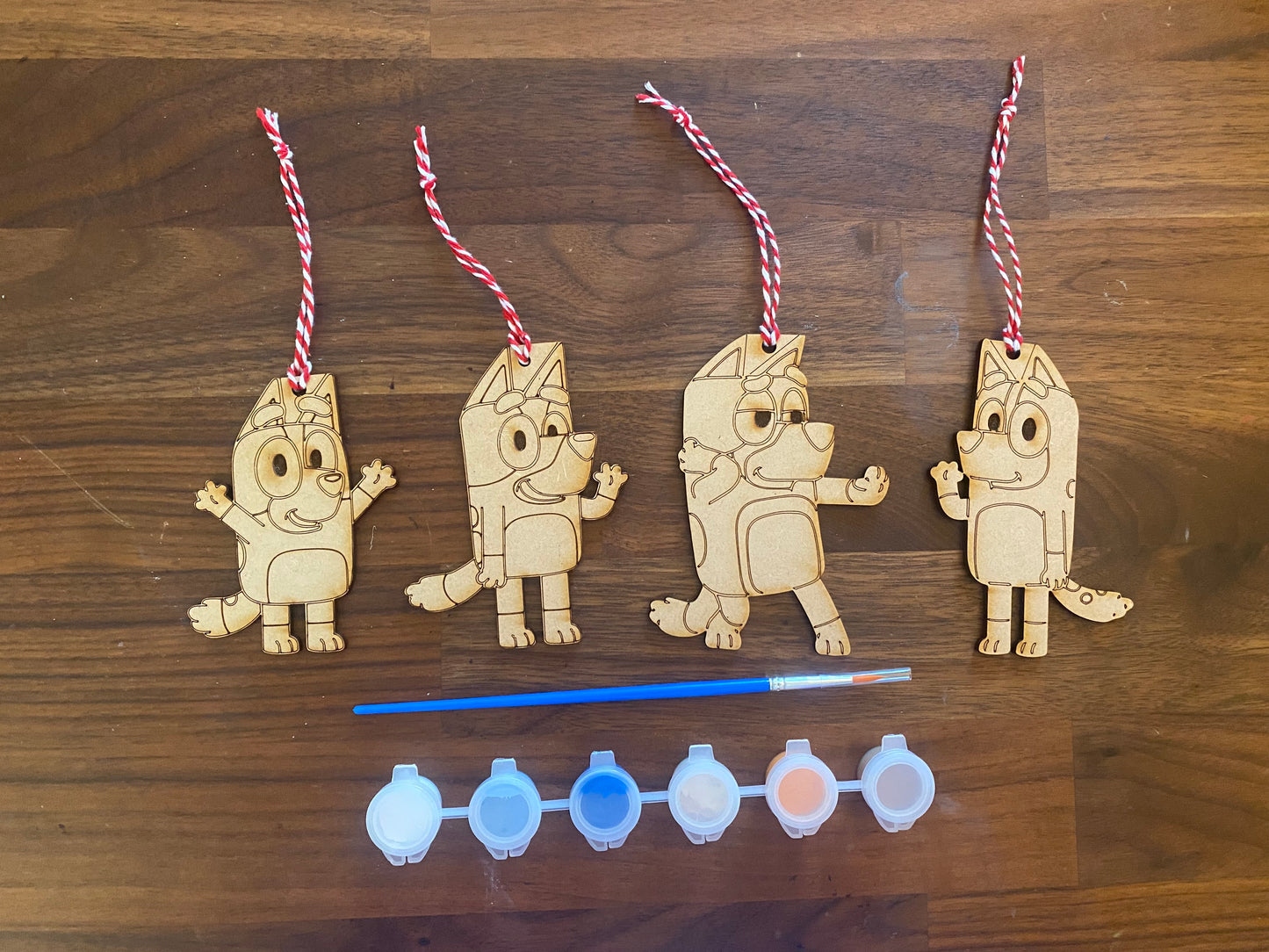 Bluey Ornament set