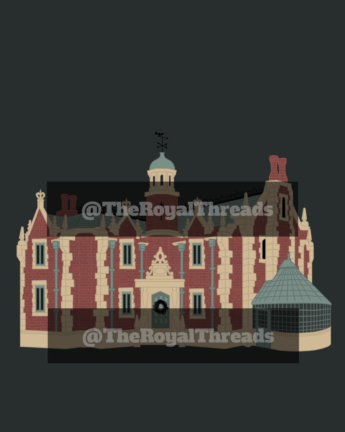 Florida Haunted House Print