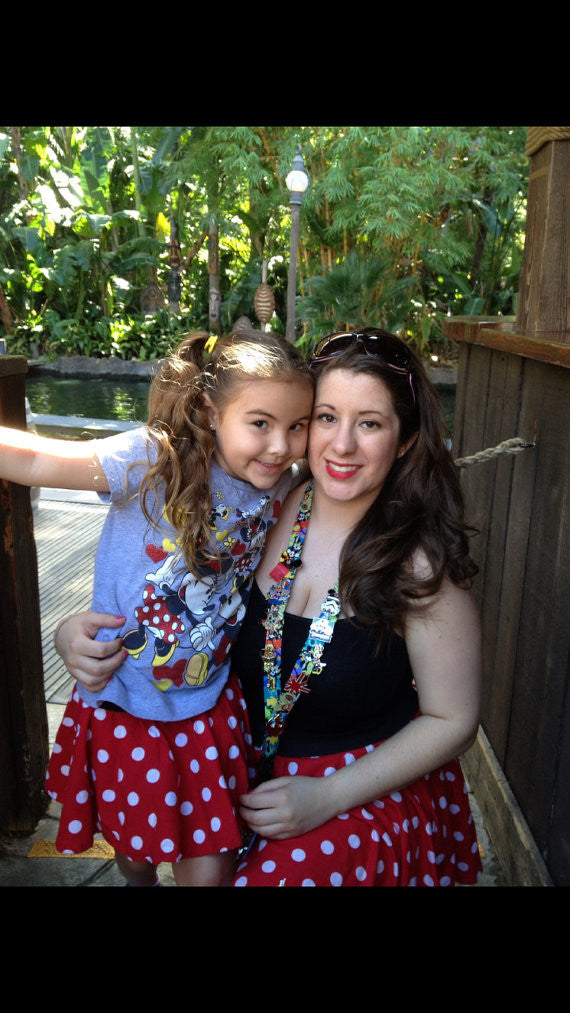 Custom sized Child, Teen and Adult skirts with lace