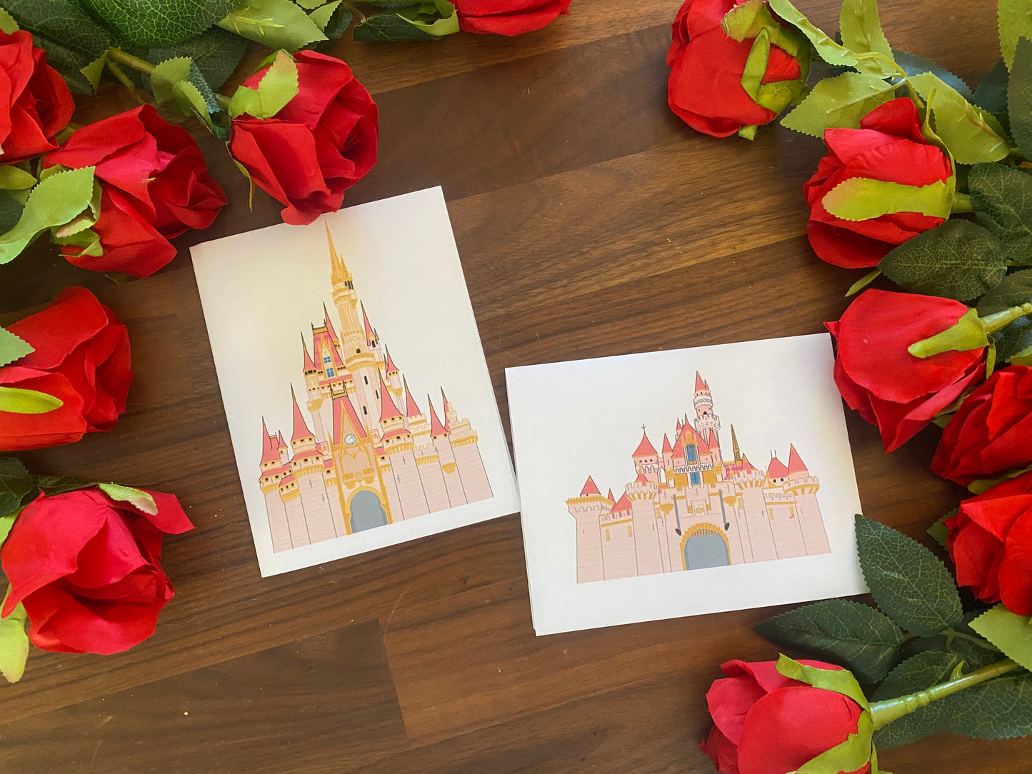 Printable Castle Valentine Card