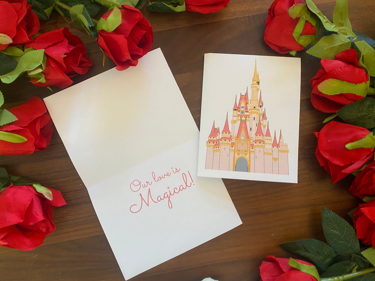 Printable Castle Valentine Card