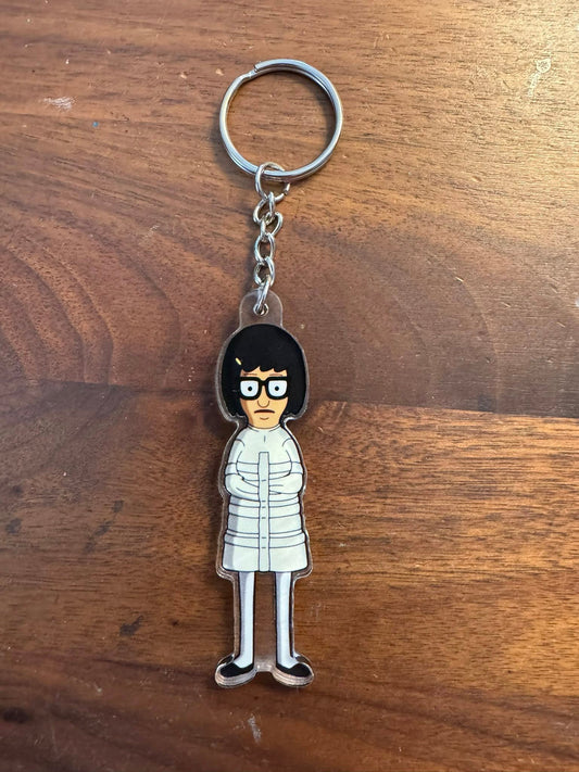 Tina Straight Jacket Keychain