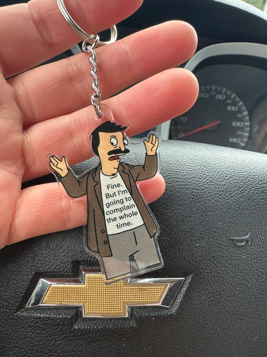 Bob Complain Key Chain