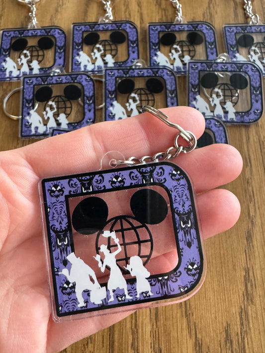 WDW Ghost Keychain