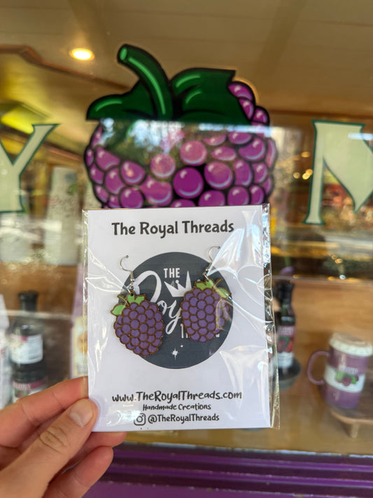 Boysenberry Earrings