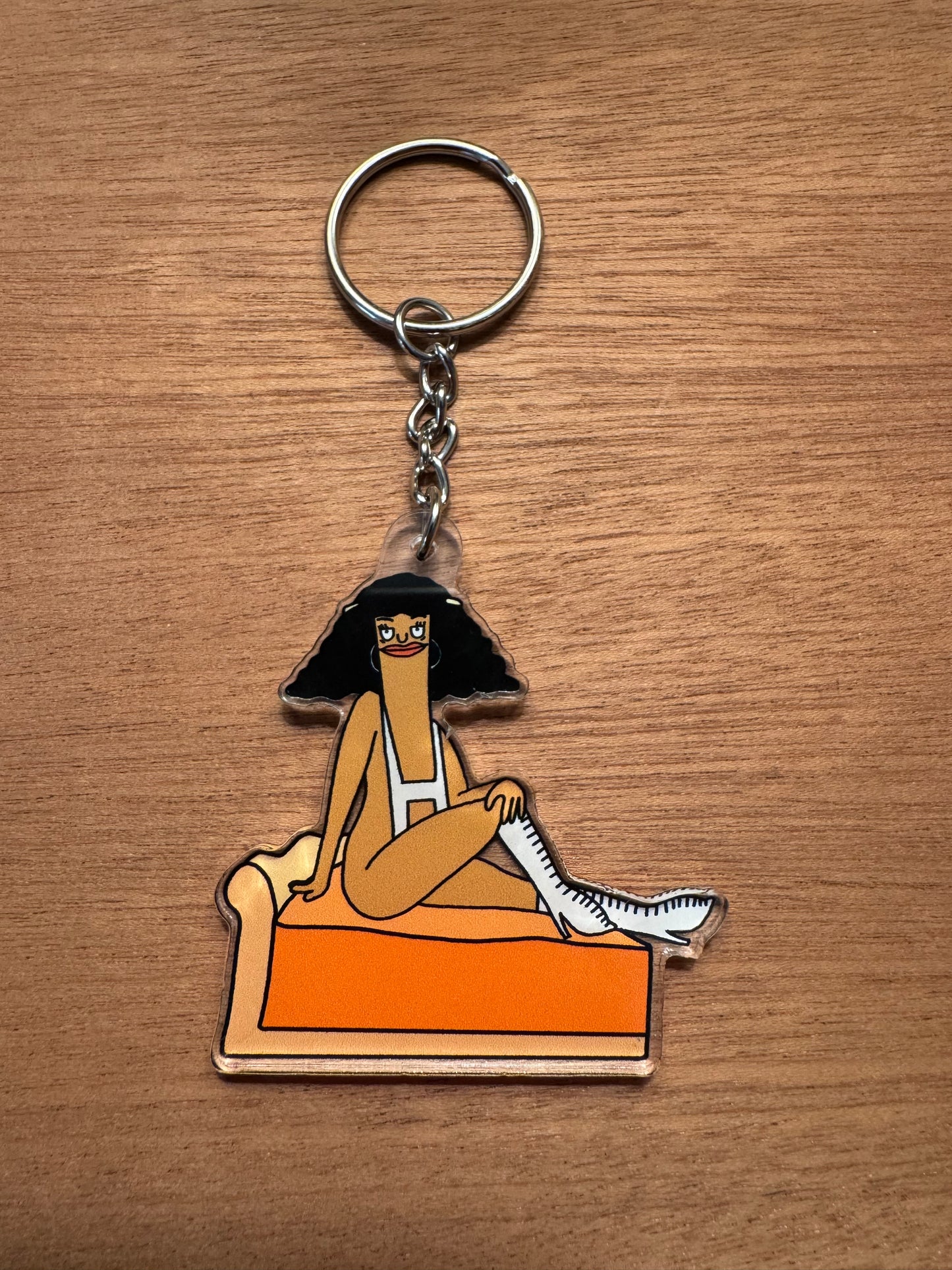 Marshmallow Keychain