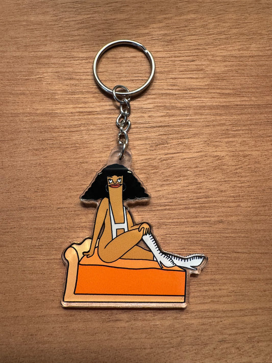 Marshmallow Keychain
