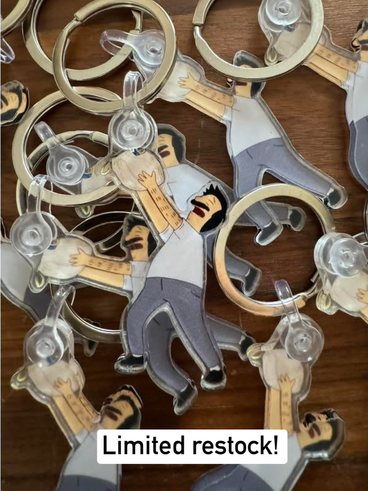 Bob with turkey Key Chain