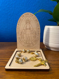 Miraculous Medal Rosary Holder