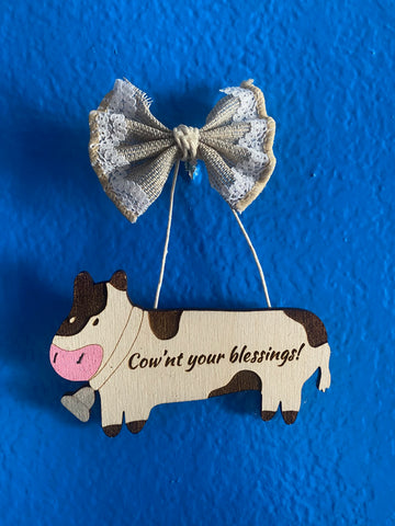 Cow'nt your blessings SVG
