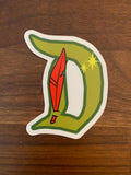 Last Chance D Stickers