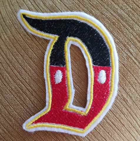 Red Shorts D Patch