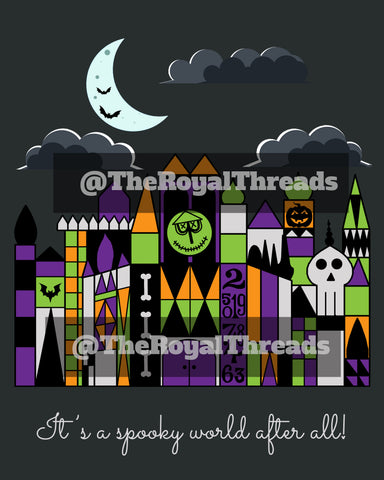 Spooky World Halloween Print